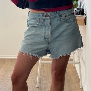Madewell relaxed denim shorts